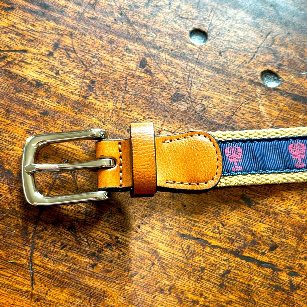Lobster canvas belt